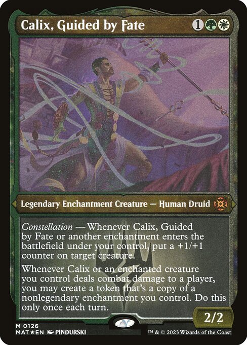 Calix, Guided by Fate (126) (Etched) - March of the Machine: The Aftermath - Game On