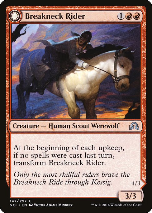 Breakneck Rider // Neck Breaker (147) - Shadows over Innistrad - Game On