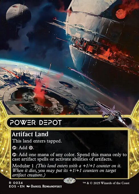 Power Depot (34) - BORDERLESS - FULL ART (Foil) - Edge of Eternities: Stellar Sights - Game On