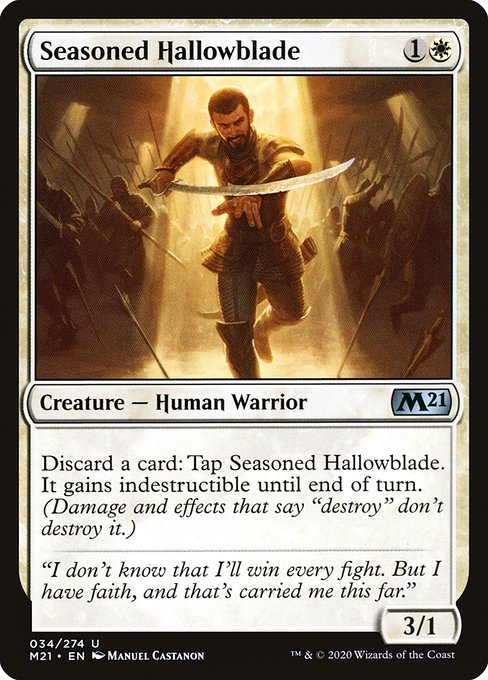 Seasoned Hallowblade (34) - Core Set 2021 - Game On