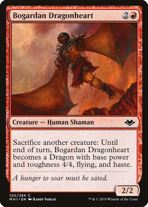 Bogardan Dragonheart (120) (Foil) - Modern Horizons - Game On