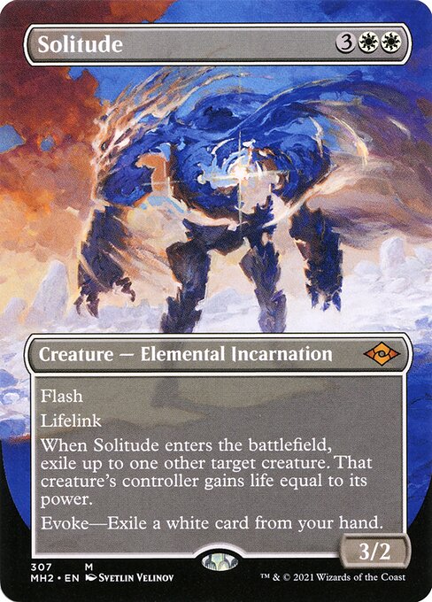 Solitude (307) - BORDERLESS - FULL ART - Modern Horizons 2 - Game On