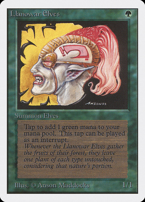 Llanowar Elves (211) - Unlimited Edition - Game On