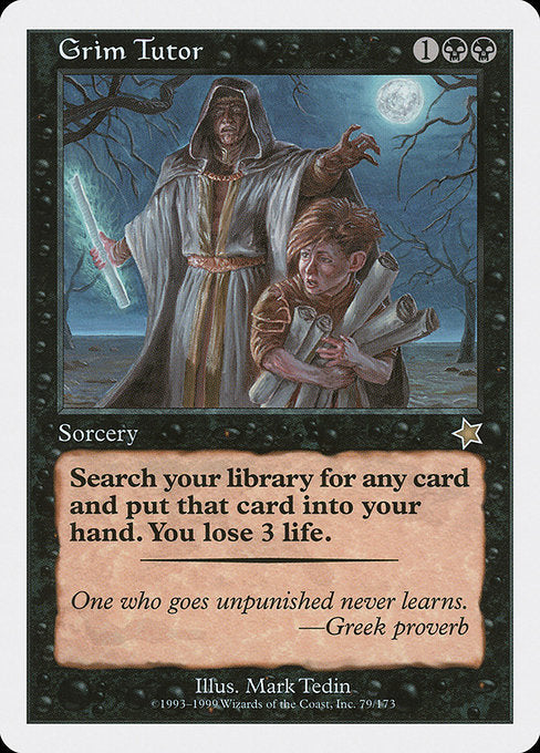 Grim Tutor (79) - Starter 1999 - Game On