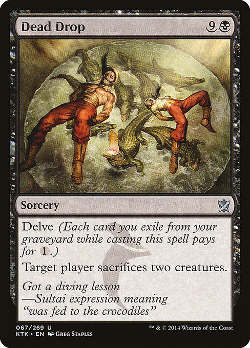 Dead Drop (67) (Foil) - Khans of Tarkir - Game On