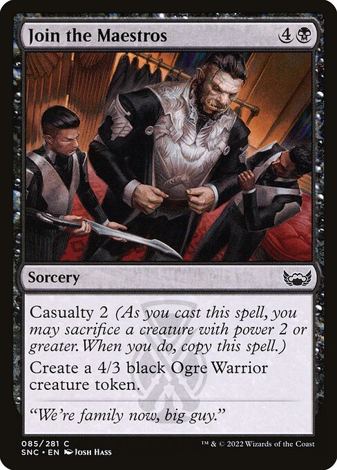 Join the Maestros (85) (Foil) - Streets of New Capenna - Game On