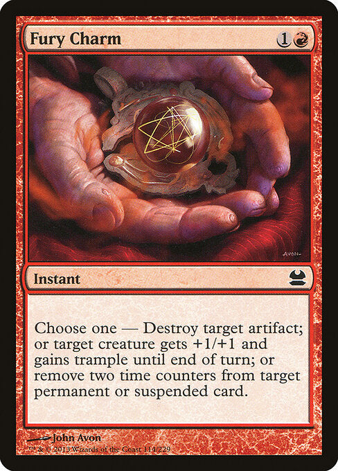 Fury Charm (114) (Foil) - Modern Masters - Game On