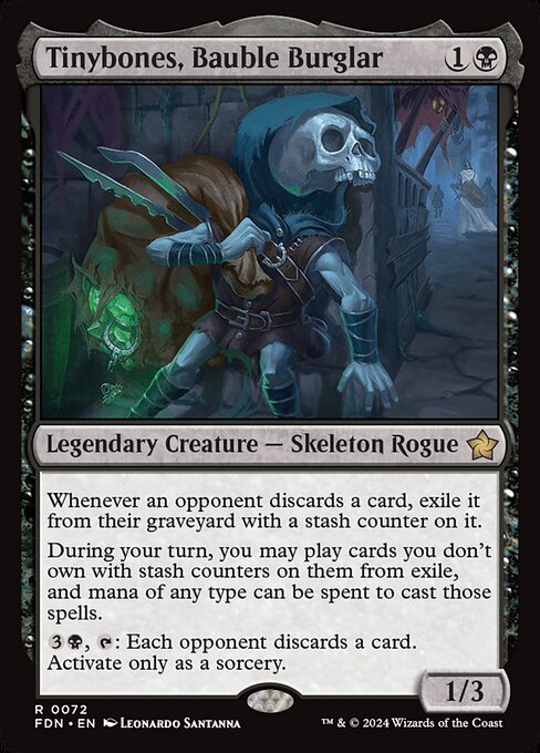 Tinybones, Bauble Burglar (72) (Foil) - Foundations - Game On