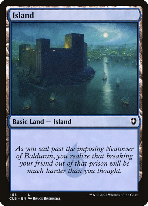 Island (455) - Commander Legends: Battle for Baldur's Gate - Game On