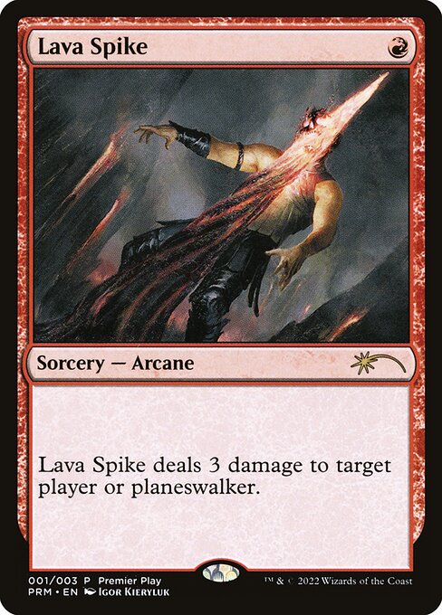 Lava Spike (2022-1) (Foil) - Pro Tour Promos - Game On