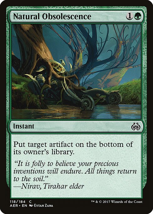 Natural Obsolescence (118) (Foil) - Aether Revolt - Game On