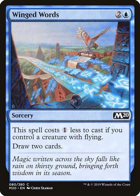 Winged Words (80) - Core Set 2020 - Game On
