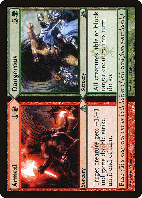 Armed // Dangerous (122) (Foil) - Dragon's Maze - Game On