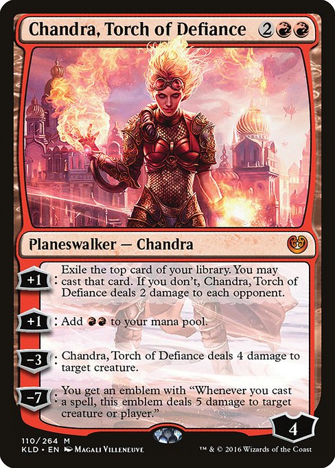 Chandra, Torch of Defiance (110) (Foil) - Kaladesh - Game On