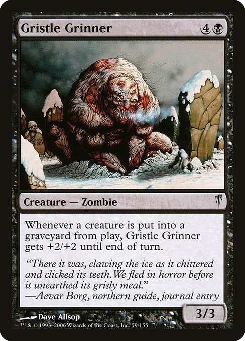 Gristle Grinner (59) - Coldsnap - Game On