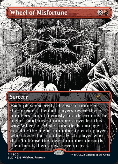 Wheel of Misfortune (1300) - BORDERLESS - FULL ART - Secret Lair Drop - Game On