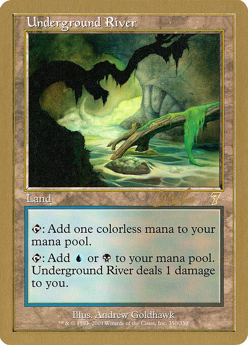 Underground River (cr350) - World Championship Decks 2002 - Game On