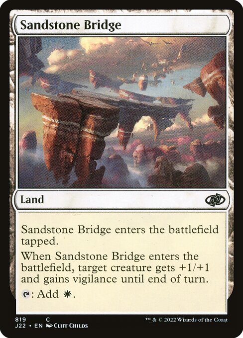 Sandstone Bridge (819) - Jumpstart 2022 - Game On