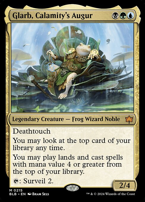 Glarb, Calamity's Augur (215) (Foil) - Bloomburrow - Game On