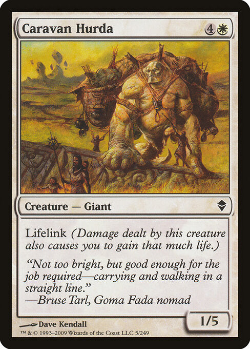 Caravan Hurda (5) (Foil) - Zendikar - Game On