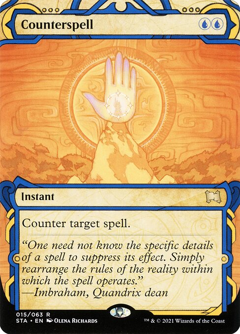 Counterspell (15) - BORDERLESS (Etched) - Strixhaven Mystical Archive - Game On
