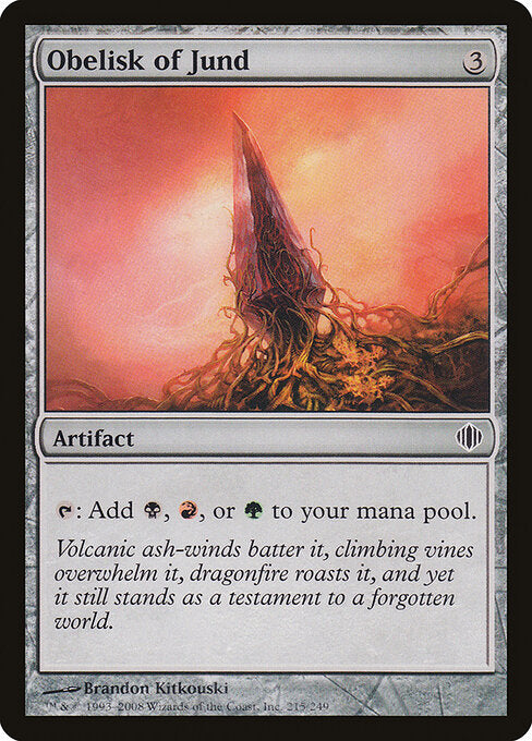 Obelisk of Jund (215) - Shards of Alara - Game On