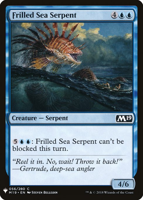Frilled Sea Serpent (M19-56) - The List - Game On