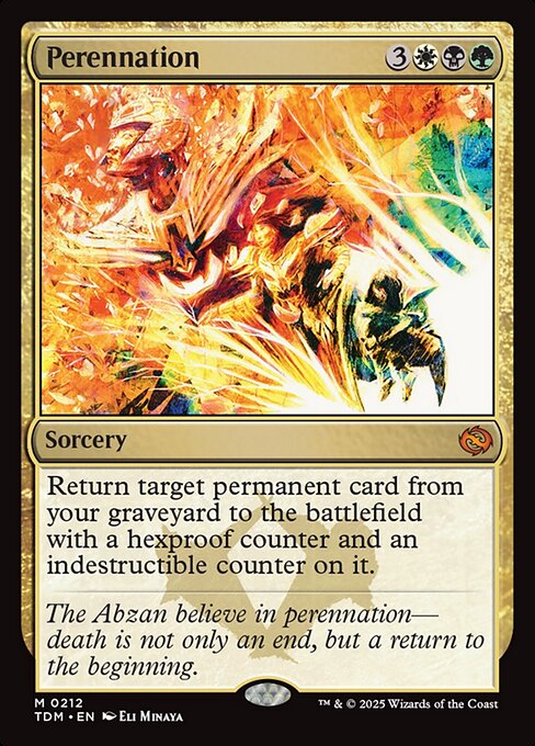 Perennation (212) - Tarkir: Dragonstorm - Game On