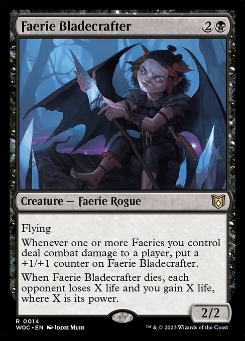 Faerie Bladecrafter (14) - Wilds of Eldraine Commander - Game On