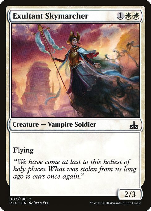 Exultant Skymarcher (7) (Foil) - Rivals of Ixalan - Game On