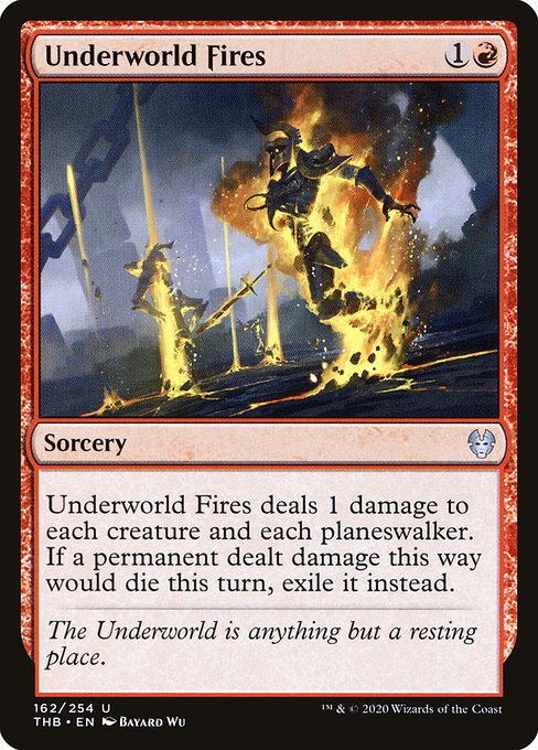 Underworld Fires (162) (Foil) - Theros Beyond Death - Game On