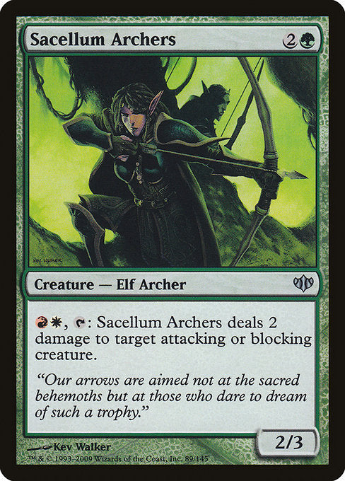 Sacellum Archers (89) (Foil) - Conflux - Game On