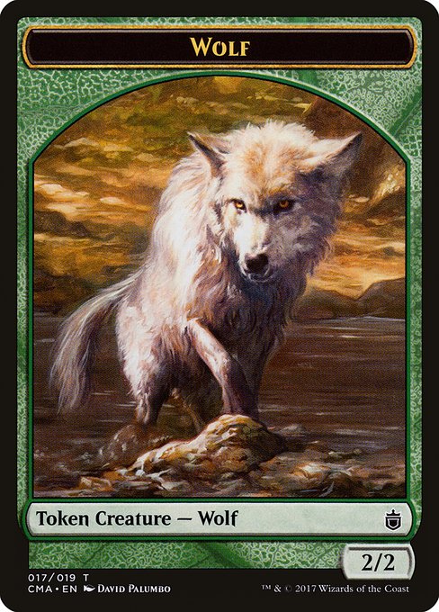 Wolf (17) - Commander Anthology Tokens - Game On