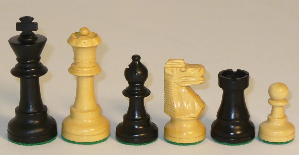 3" Black French Chessmen - Classic - Game On