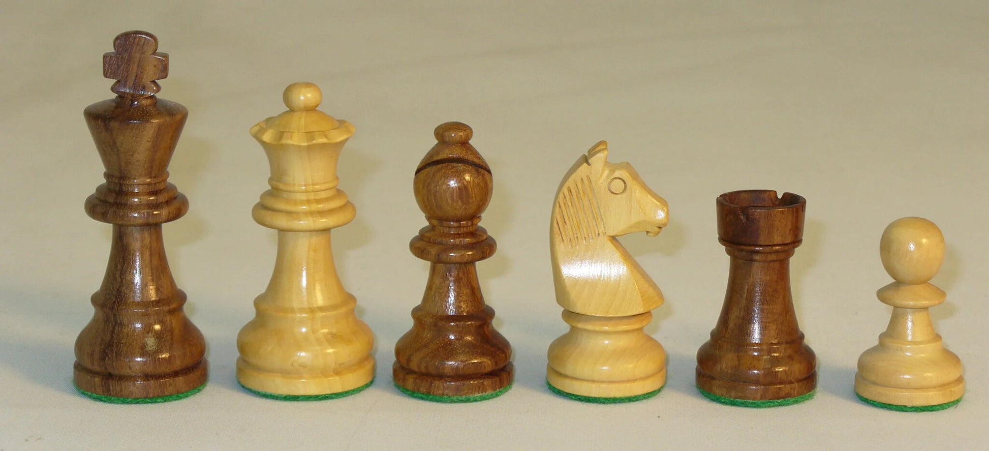 3" Sheesham German Chessmen - Classic - Game On