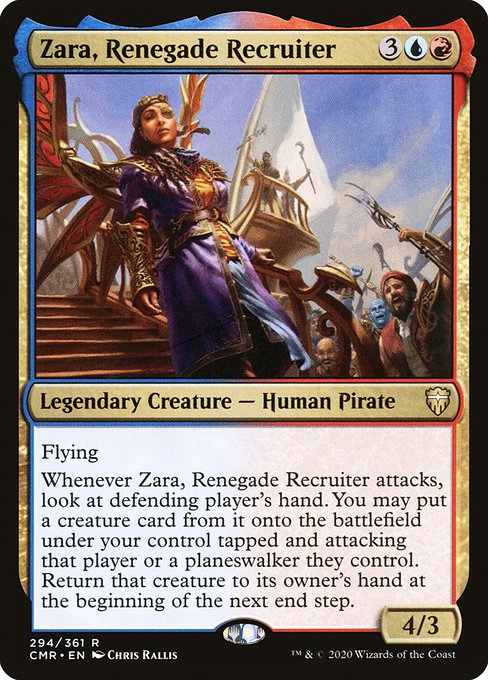 Zara, Renegade Recruiter (294) - Commander Legends - Game On