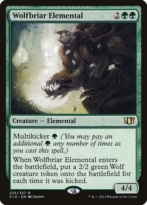 Wolfbriar Elemental (225) - Commander 2014 - Game On
