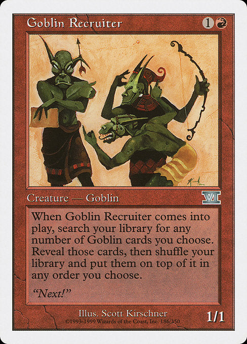 Goblin Recruiter (186) - Classic Sixth Edition - Game On