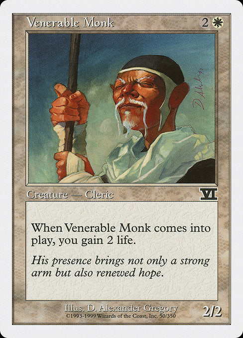 Venerable Monk (50) - Classic Sixth Edition - Game On