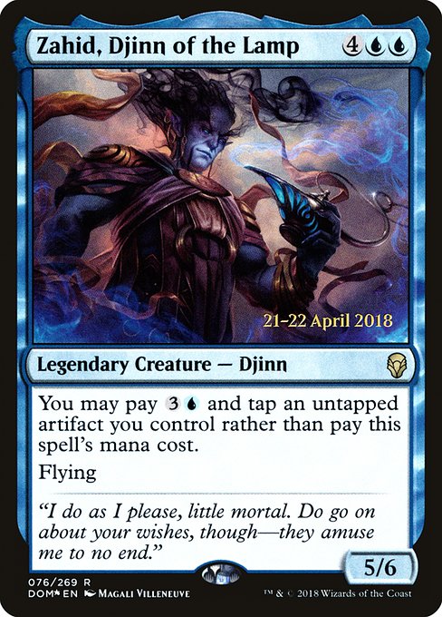 Zahid, Djinn of the Lamp (76s) (Foil) - Dominaria Promos - Game On