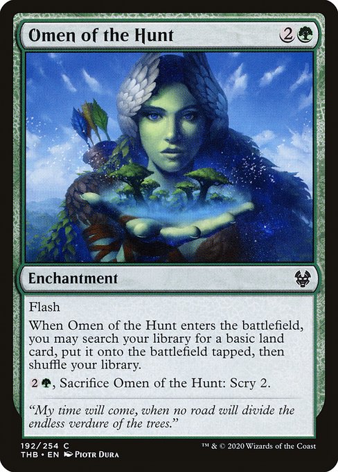 Omen of the Hunt (192) (Foil) - Theros Beyond Death - Game On