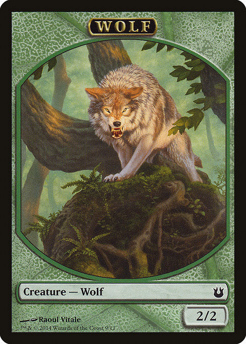Wolf (9) - Born of the Gods Tokens - Game On