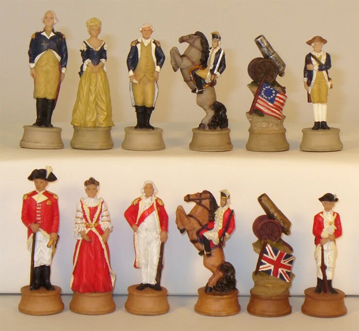 American Revolution Chess Piece - Classic - Game On