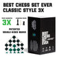 Best Chess Set Ever Blk/Green - Classic - Game On