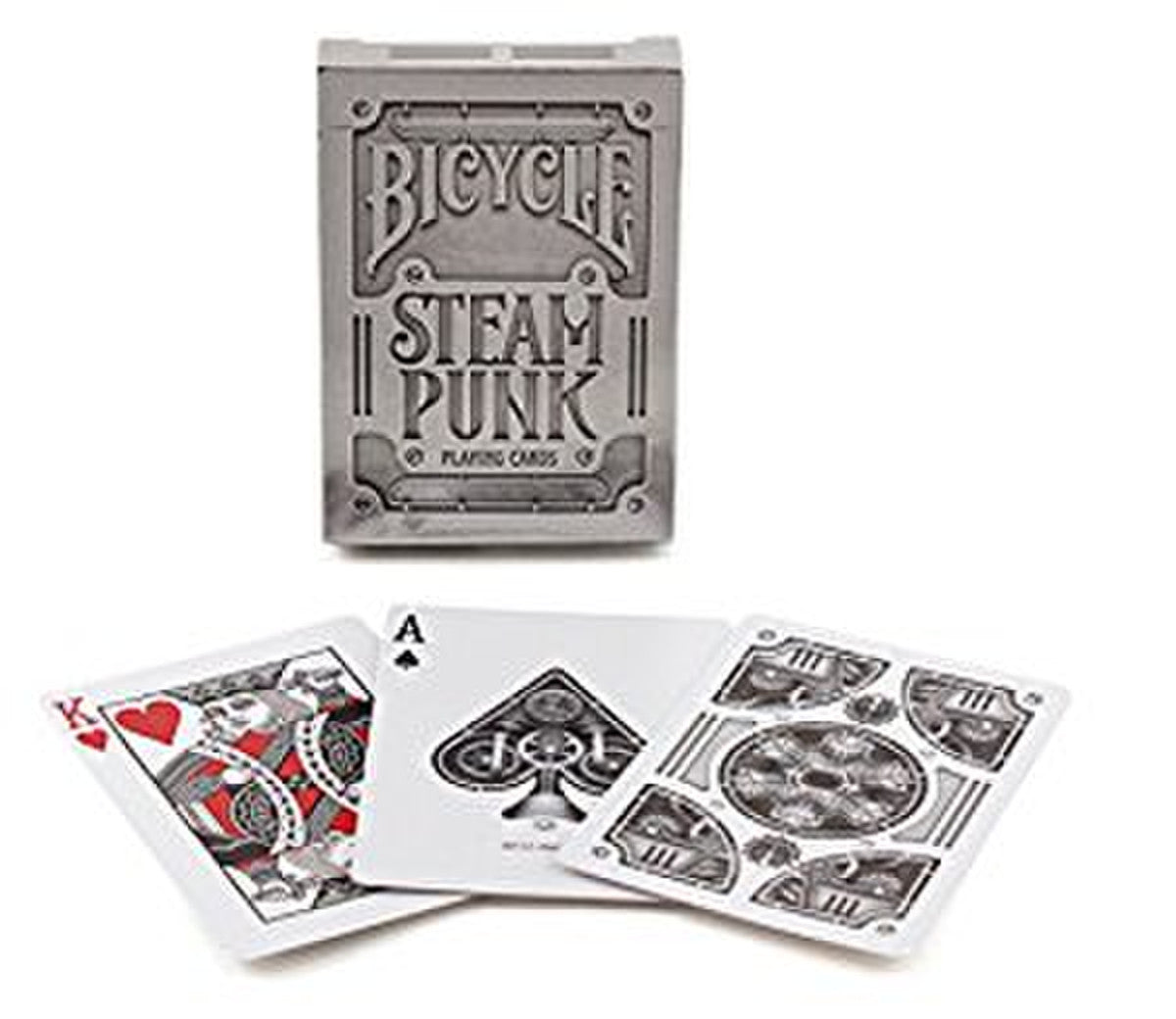 Bicycle Steampunk Silver Cards - Classic - Game On