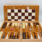 Burlwood Decoupage Backgammon - Classic - Game On