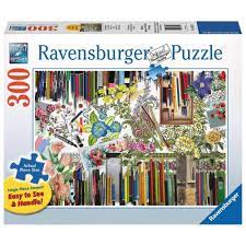 Color with Me 300pc Puzzle - Game On