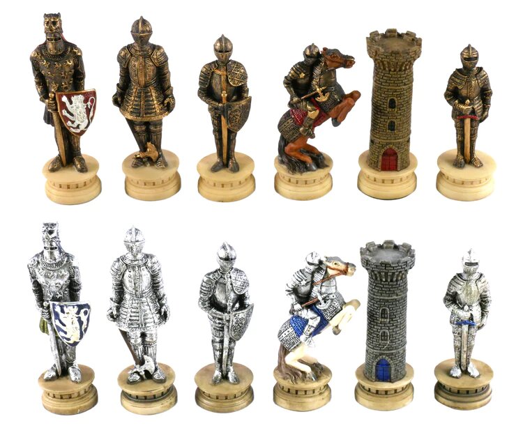 Knights in Armor resin pieces - Classic - Game On