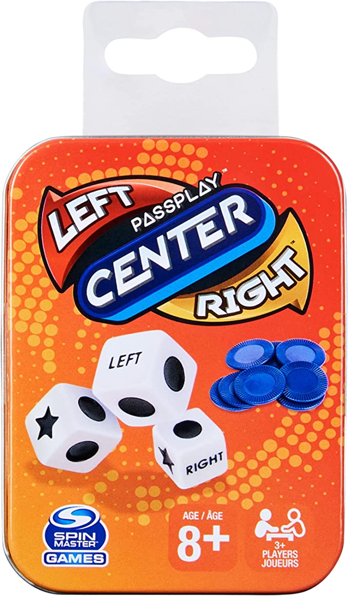 Left Center Right, Tin Refresh - Dice Games - Game On