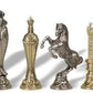 Metal Renaissance Chess Pieces - Classic - Game On